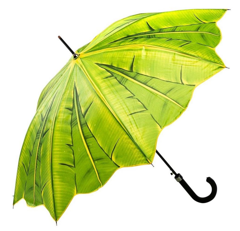 Luckyweather not just any other day Stockregenschirm Regenschirm PALME Auf-Automatik Stockschirm Damen Herren von Luckyweather not just any other day