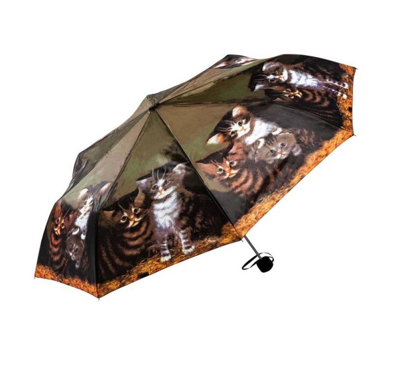 Luckyweather not just any other day Taschenregenschirm Regenschirm Motiv FOUR KITTENS Taschenschirm von Luckyweather not just any other day