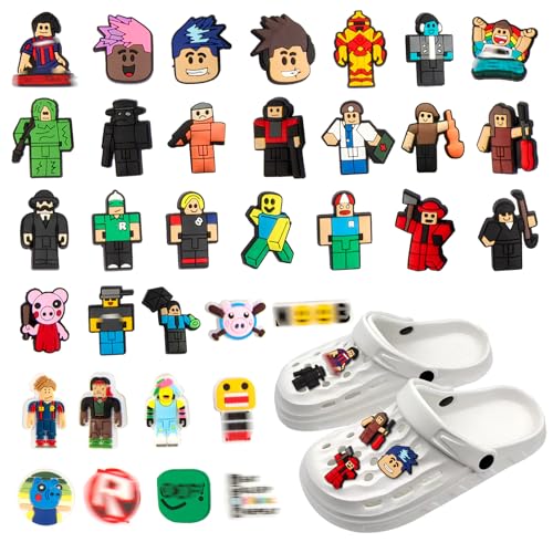 20Pcs Schuh Charms Schuhanhänger für Clogs, Anime Schuhanstecker Set Niedliche Schuh Dekoration DIY Charm Pins Stecker Anstecker Zubehör Jungen Mädchen Kinder für Sandalen Geburtstag Geschenke Party 20Pcs Schuh Charms Schuhanhänger für Clogs, Anime Schuhanstecker Set Niedliche Schuh Dekoration DIY Charm Pins Stecker Anstecker Zubehör Jungen Mädchen Kinder für Sandalen Geburtstag Geschenke Party von Luclay
