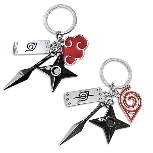 Schlüsselanhänger Anime Naru- 2PCS Cartoon Keychain Kinder Schwerter Wolken-Design Schlüsselanhänger Pop Figuren aus Metal Männer Frauen Kleines Studenten Jungen Geschenk Zubehör für Anime Fans Schlüsselanhänger Anime Naru- 2PCS Cartoon Keychain Kinder Schwerter Wolken-Design Schlüsselanhänger Pop Figuren aus Metal Männer Frauen Kleines Studenten Jungen Geschenk Zubehör für Anime Fans von Luclay