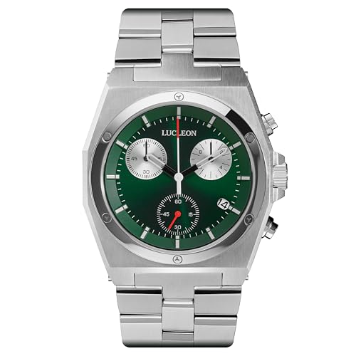 Lucleon by Trendhim | Lerrick Ray Edelstahl Chronograph Uhr | Datum, Stoppuhr und Chronograph | Wasserdicht bis 50 Meter | Dänisches Design von Lucleon