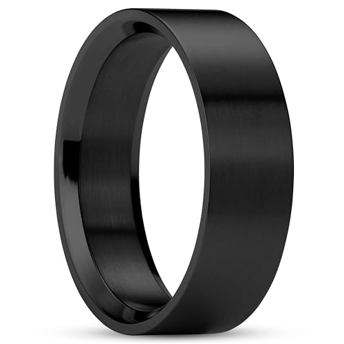 Lucleon by Trendhim Stilvoller Herrenring | Zeitloser Männer-Ring aus 316L Edelstahl mit matter, gebürsteter Oberfläche | Eleganter Ring für Alltag & besondere Anlässe von Lucleon