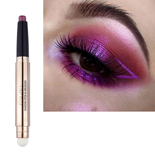 Lucoss Doppelseitiger Lidschattenstift – Eyeshadow Stick Highlighter-Lidschattenstift,Schimmernder Und Matter Eyeliner-Stift, Geschenk Für Mädchen Und Frauen (A9) von Lucoss