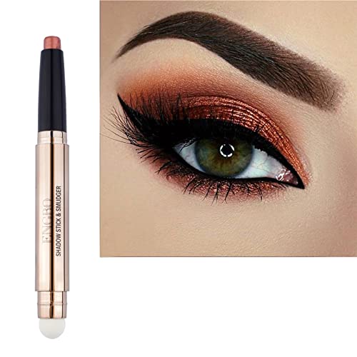 Lucoss Doppelseitiger Lidschattenstift – Eyeshadow Stick Highlighter-Lidschattenstift,Schimmernder Und Matter Eyeliner-Stift, Geschenk Für Mädchen Und Frauen (A5) von Lucoss