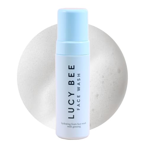 Feuchtigkeitsspendender Schaum-Gesichtsreiniger für Männer und Frauen, zertifizierte natürliche tägliche Gesichtswäsche mit Ginseng, dermatologisch zugelassen für empfindliche Haut, sicher für Feuchtigkeitsspendender Schaum-Gesichtsreiniger für Männer und Frauen, zertifizierte natürliche tägliche Gesichtswäsche mit Ginseng, dermatologisch zugelassen für empfindliche Haut, sicher für von Lucy Bee