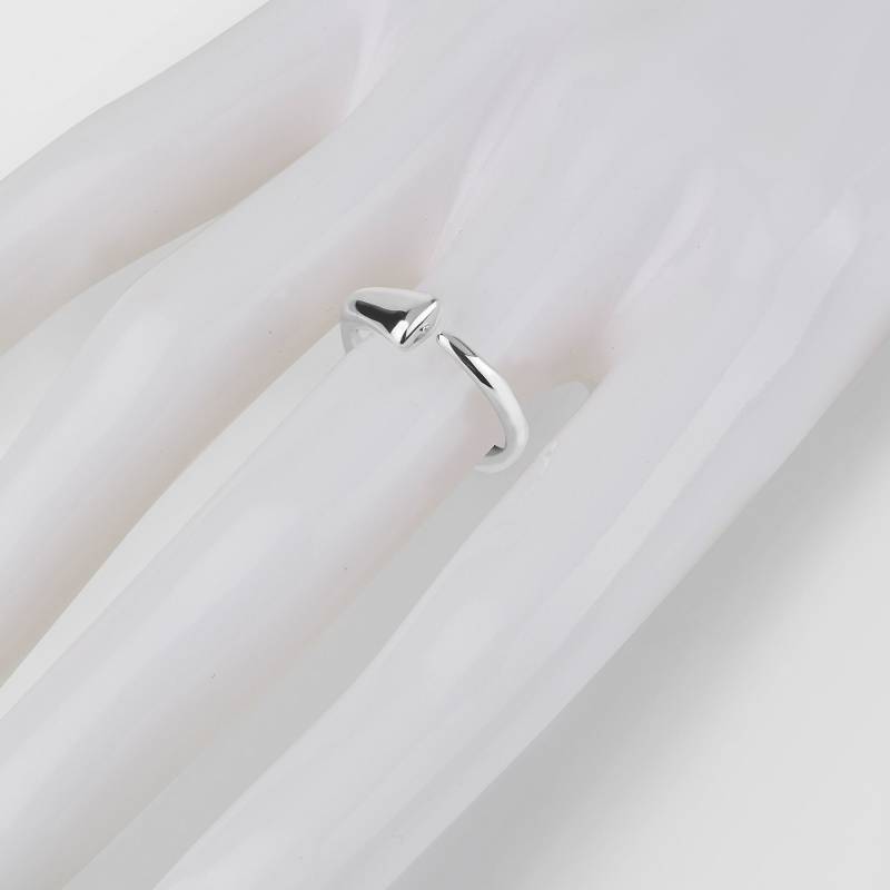 Eiszapfen Sterling Silber Offener Ring - Lucy Quartermaine Design von LucyQuartermaineltd