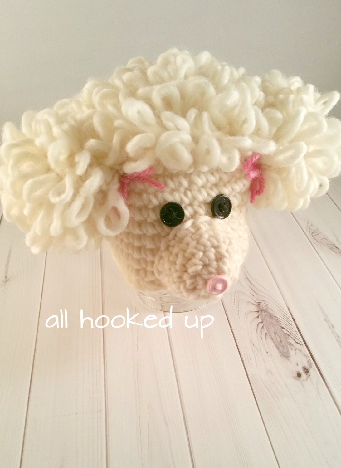 Pudel Mütze Häkeln Neugeborenes Welpen Kostüm, Fotorequisite von LucyTootCreations