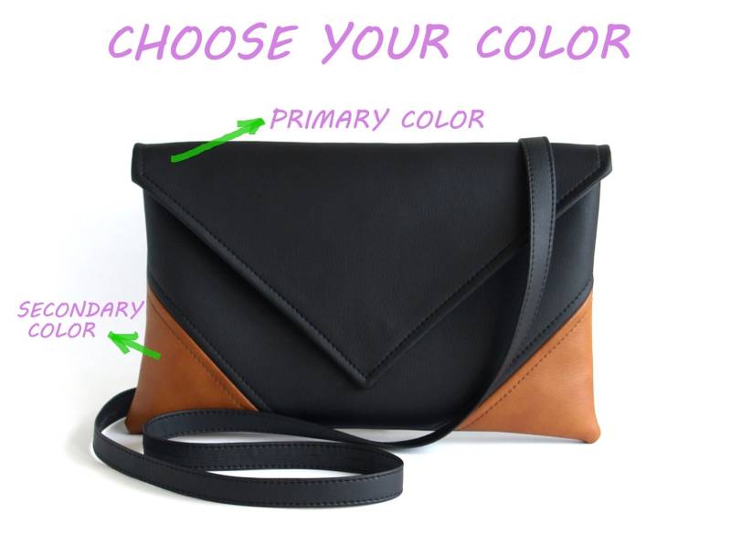 Kunstleder Crossbody Geldbörse Kleine Vegan Tasche von LudaMelnick