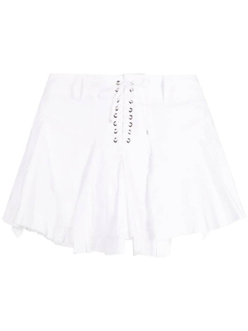 Ludovic de Saint Sernin Minirock mit Spitzenborten - Weiß von Ludovic de Saint Sernin