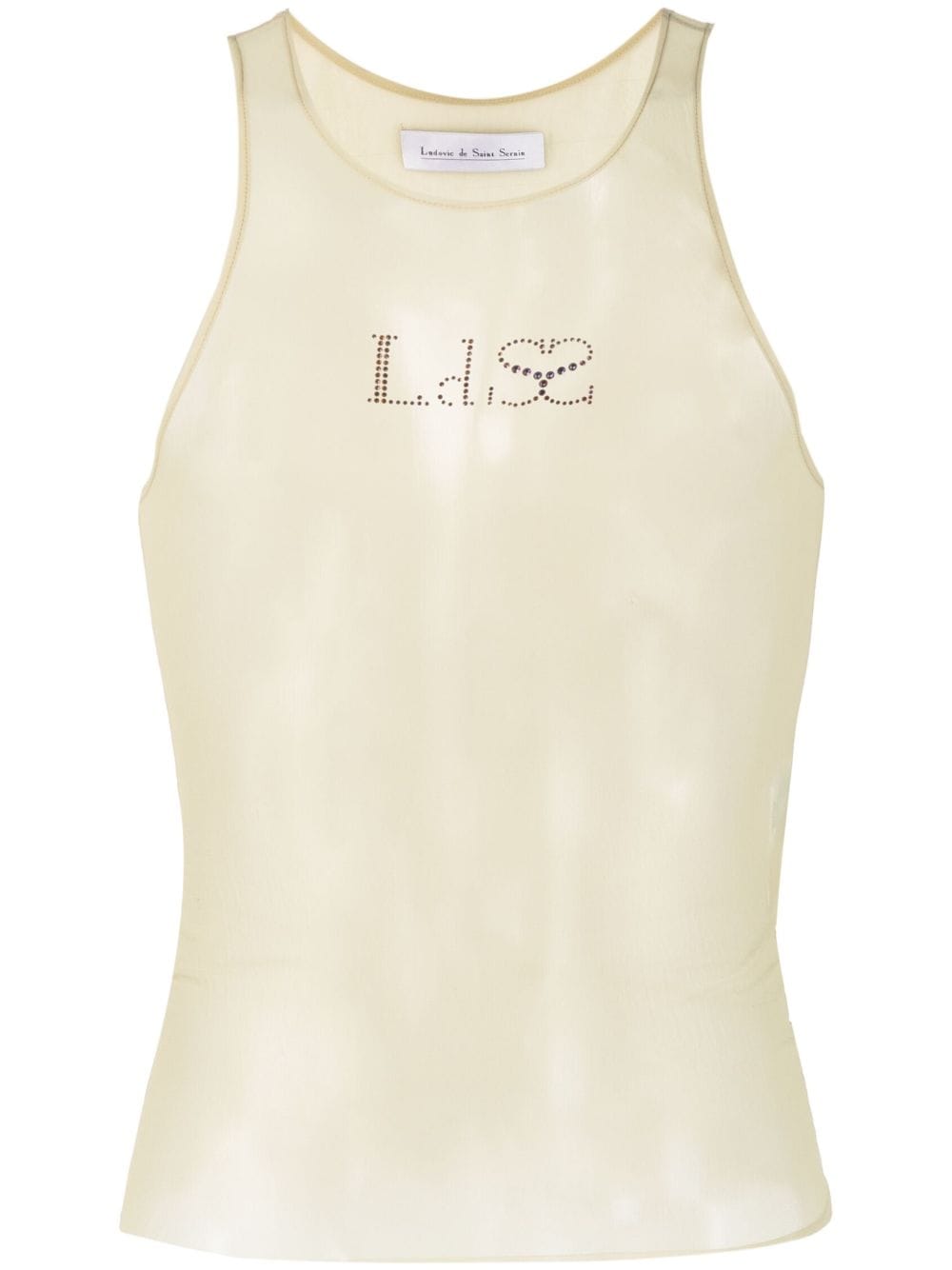 Ludovic de Saint Sernin Semi-transparentes Tanktop - Grün von Ludovic de Saint Sernin