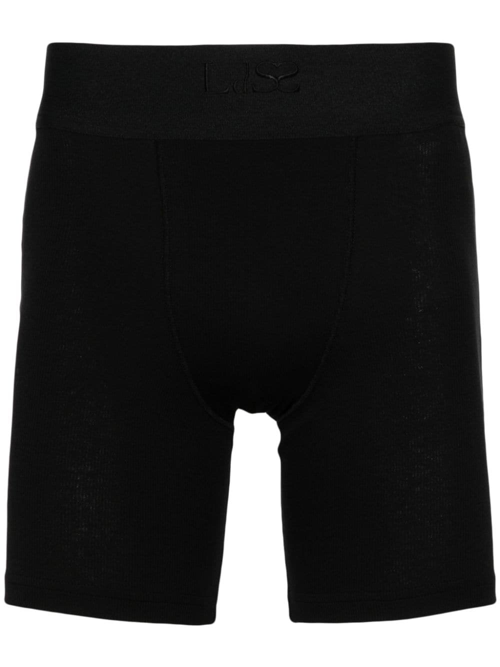 Ludovic de Saint Sernin Radlerhose mit Logo-Stickerei - Schwarz von Ludovic de Saint Sernin