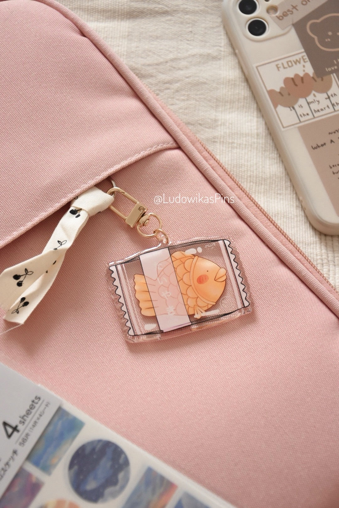 Taiyaki Acrylic Keychain von LudowikasPins
