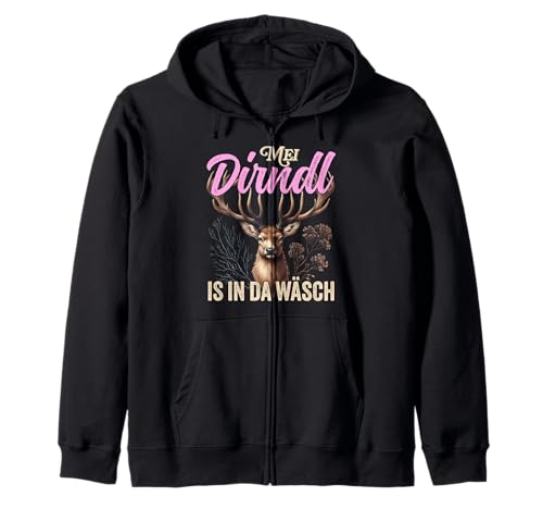 MEI Dirndl is In Da Wäsch Brezel Fest Feier Funny Design Kapuzenjacke MEI Dirndl is In Da Wäsch Brezel Fest Feier Funny Design Kapuzenjacke von Ludus Geschenkideen coole Styles für Sie und Ihn