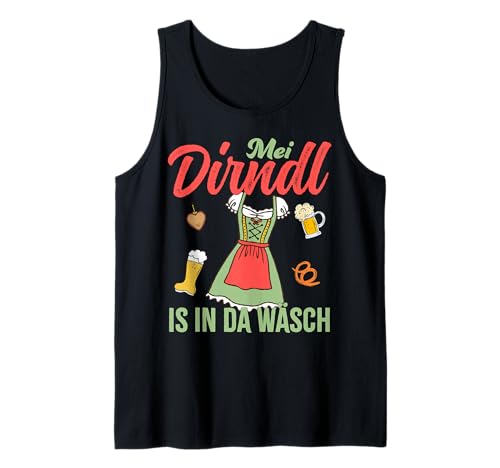 MEI Dirndl is In Da Wäsch Brezel Fest Feier Funny Design Tank Top MEI Dirndl is In Da Wäsch Brezel Fest Feier Funny Design Tank Top von Ludus Geschenkideen coole Styles für Sie und Ihn