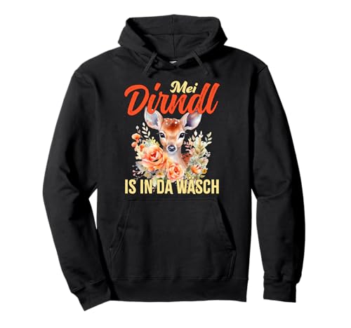 MEI Dirndl is In Da Wäsch Brezel Funny Design Pullover Hoodie MEI Dirndl is In Da Wäsch Brezel Funny Design Pullover Hoodie von Ludus Geschenkideen coole Styles für Sie und Ihn