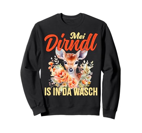 MEI Dirndl is In Da Wäsch Brezel Funny Design Sweatshirt MEI Dirndl is In Da Wäsch Brezel Funny Design Sweatshirt von Ludus Geschenkideen coole Styles für Sie und Ihn