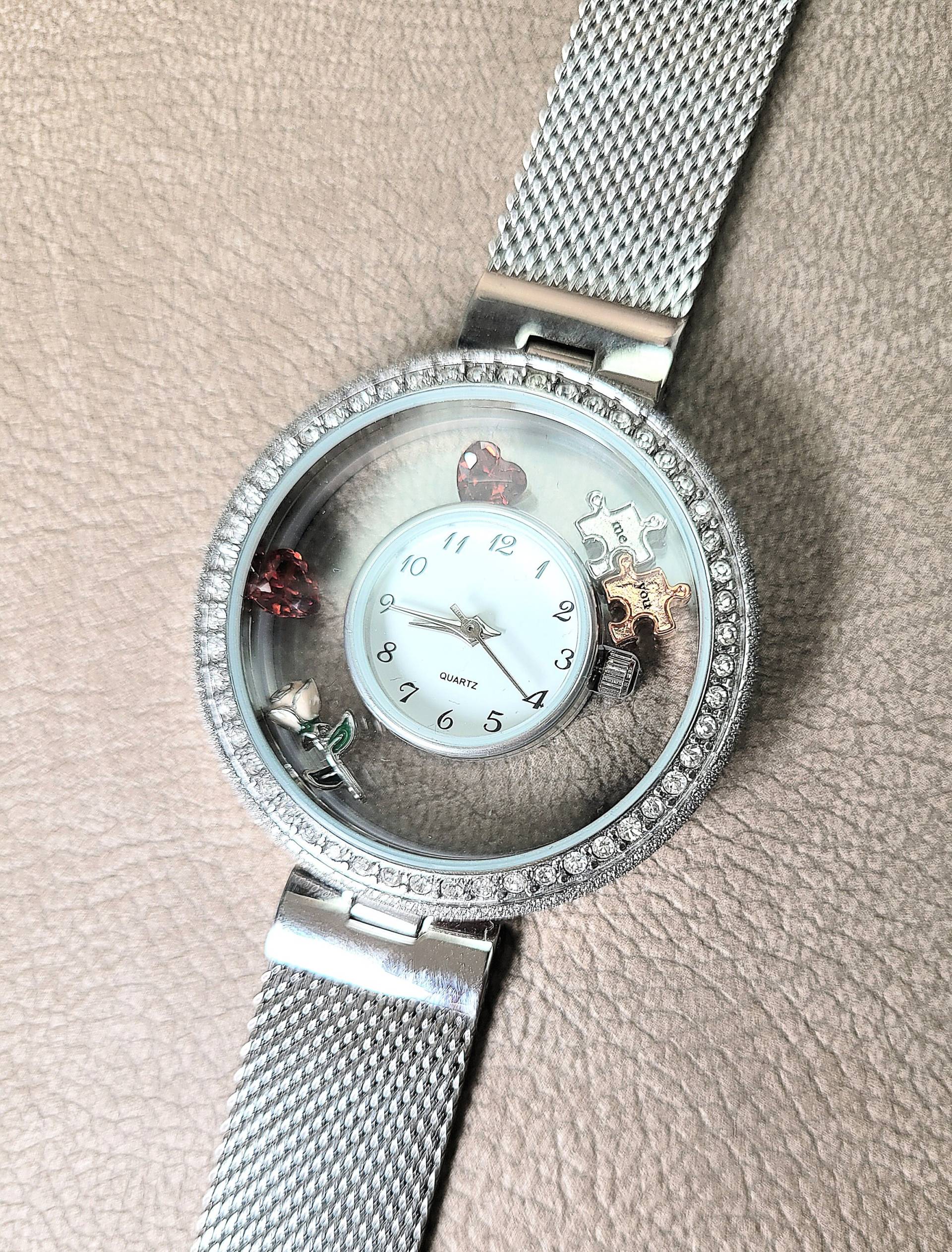 Medaillonuhr Mit Quarz - Innenuhr Silber Ä 316L Edelstahl Armbanduhr Uhr Medaillon Medallion Edel Erinnerung, Ohne Inhalt Charmuhr Medaillonuhr Mit Quarz - Innenuhr Silber Ä 316L Edelstahl Armbanduhr Uhr Medaillon Medallion Edel Erinnerung, Ohne Inhalt Charmuhr von LueLDesign