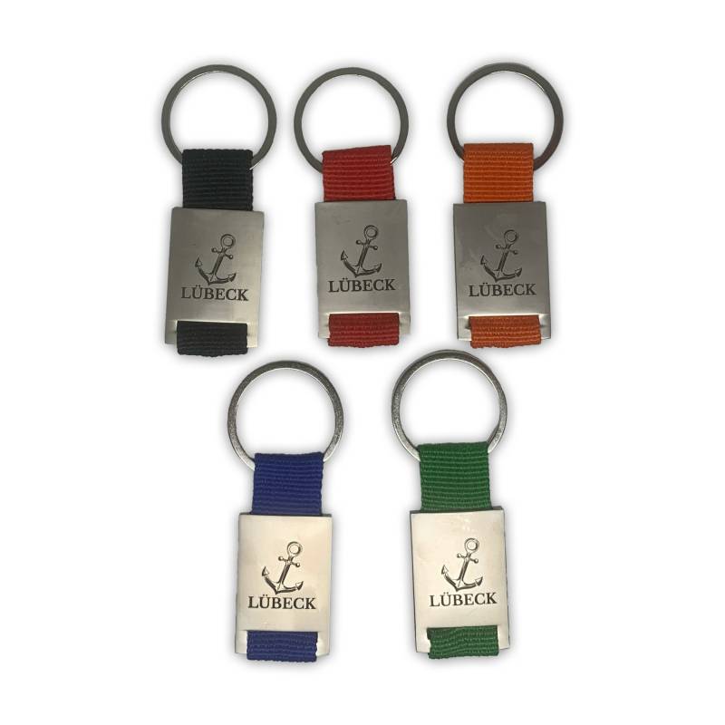 Lübeck Anker Schlüsselanhänger von LuebeckPlacesShop