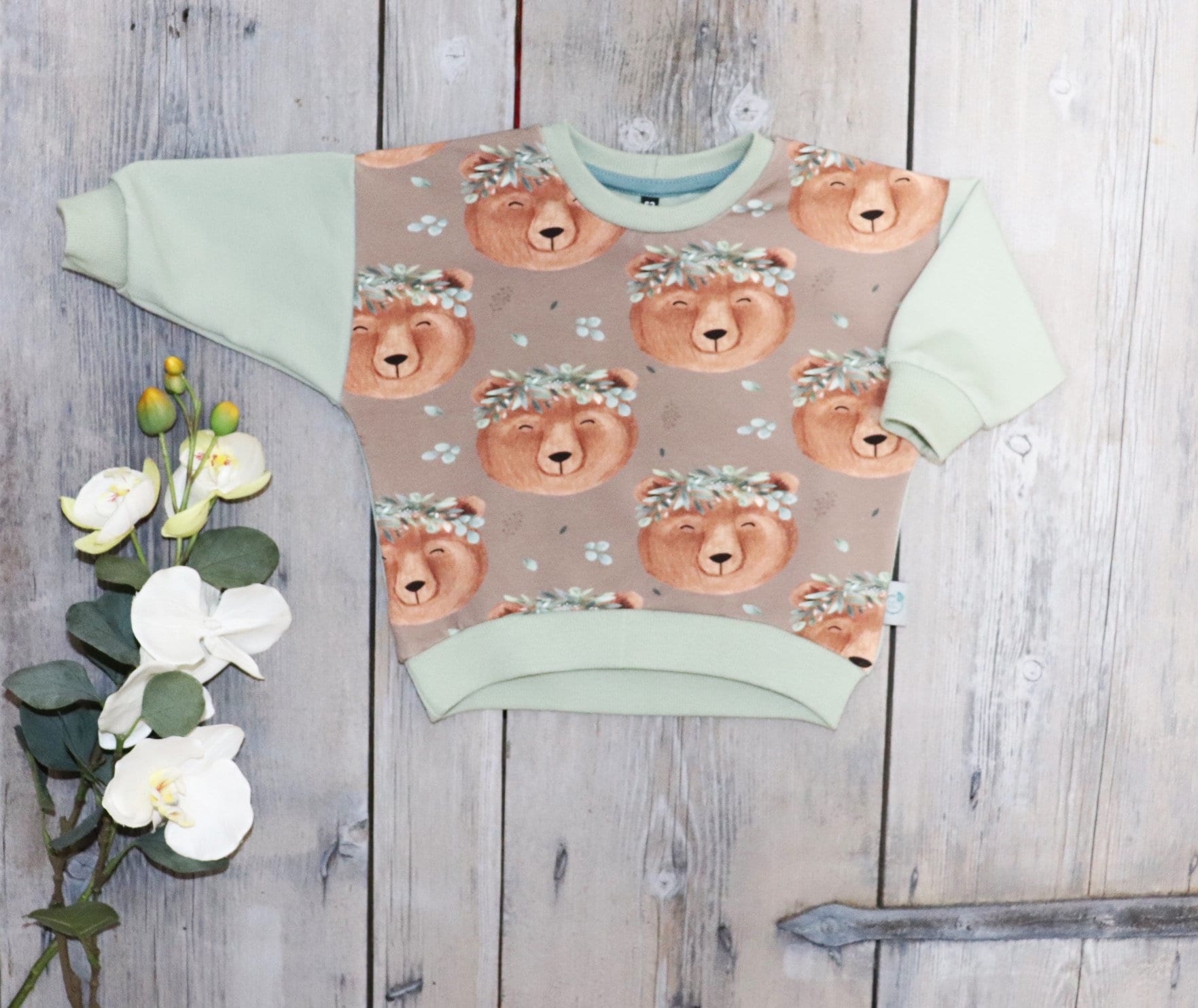 Lüddjen - Sweater/Pullover Oversized Mit Bär Für Babies Und Kleinkinder von Lueddjen