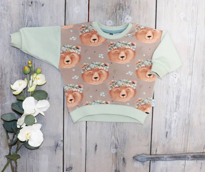 Lüddjen - Sweater/Pullover Oversized Mit Bär Für Babies Und Kleinkinder von Lueddjen