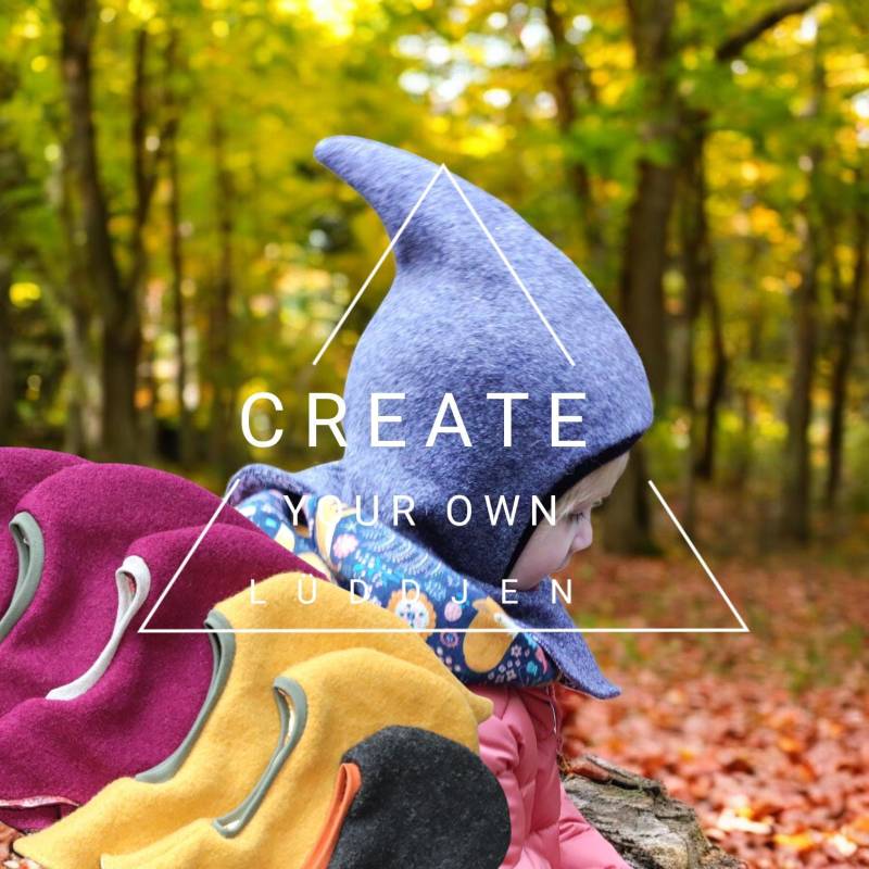 Lüddjen - Walkmütze Schlupfmütze Individualisierbar/ Baukasten Aus Schafswolle Mit Jersey Als Innenstoff/ Stoffauswahl/Wintermütze von Lueddjen