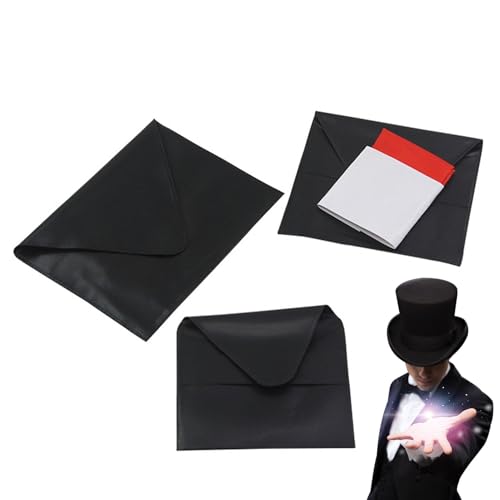 Lueear Zaubertrick-Geldbörse, Zauberer-Geldbörsen - Münzen-Zaubertrick-Requisiten | Münze Magic Trick Wallet, Illusions Magician Wallet Gimmick Requisiten Unvorstellbare Street Show Prop für Zauberer von Lueear