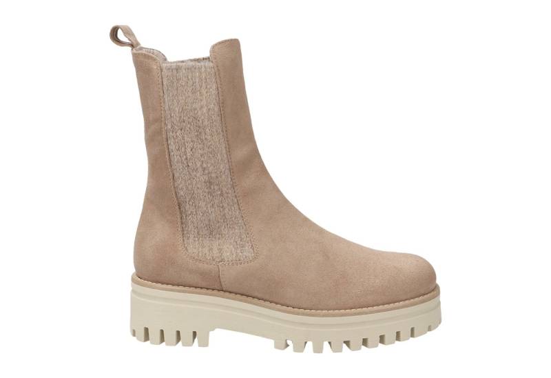 Lüke Schuhe Lüke Schuhe AMY CAMEL, Chelsea Boots, Stiefeletten, Beige, Damen Chelseaboots von Lüke Schuhe