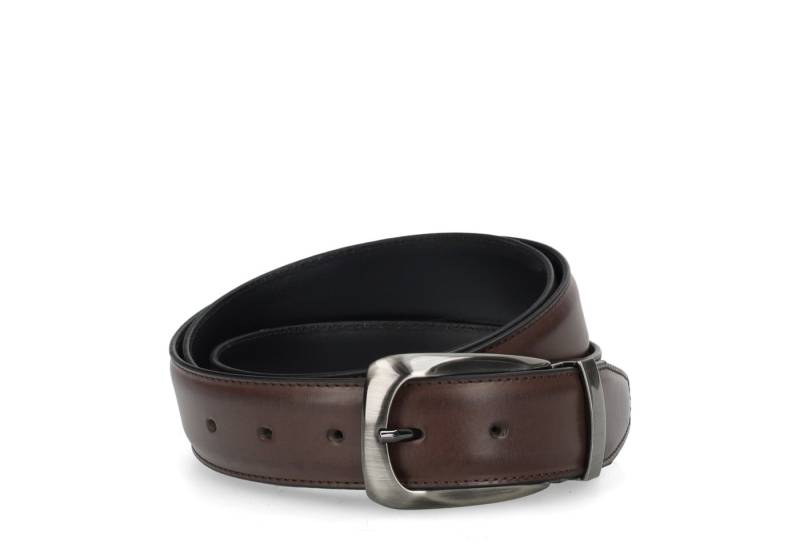 Lüke Schuhe Ledergürtel Lüke Schuhe 9601 Cintura 35mm T.Moro, Gürtel, Braun, dunkel von Lüke Schuhe