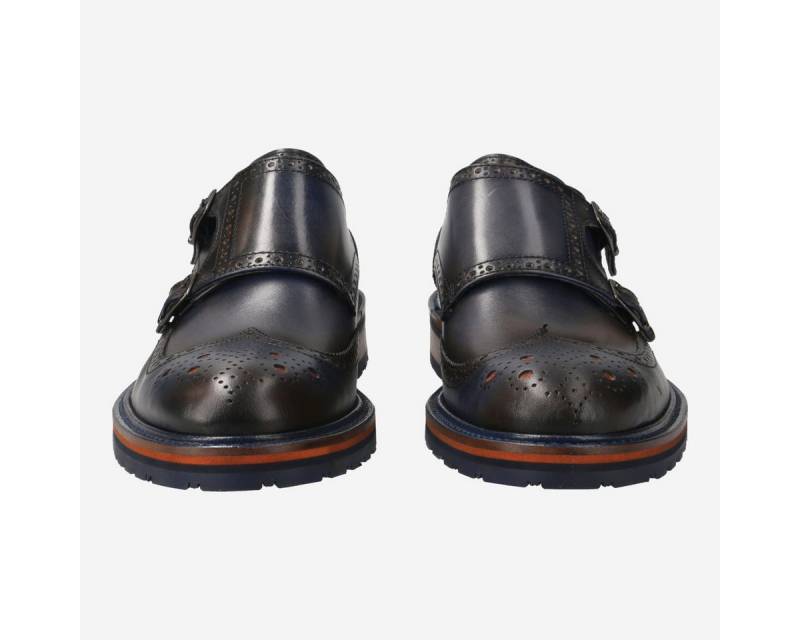 Lüke Schuhe Lüke Schuhe 14255 CAMEL BLU 50, Schnürschuhe in Blau für Herren Schnürschuh von Lüke Schuhe