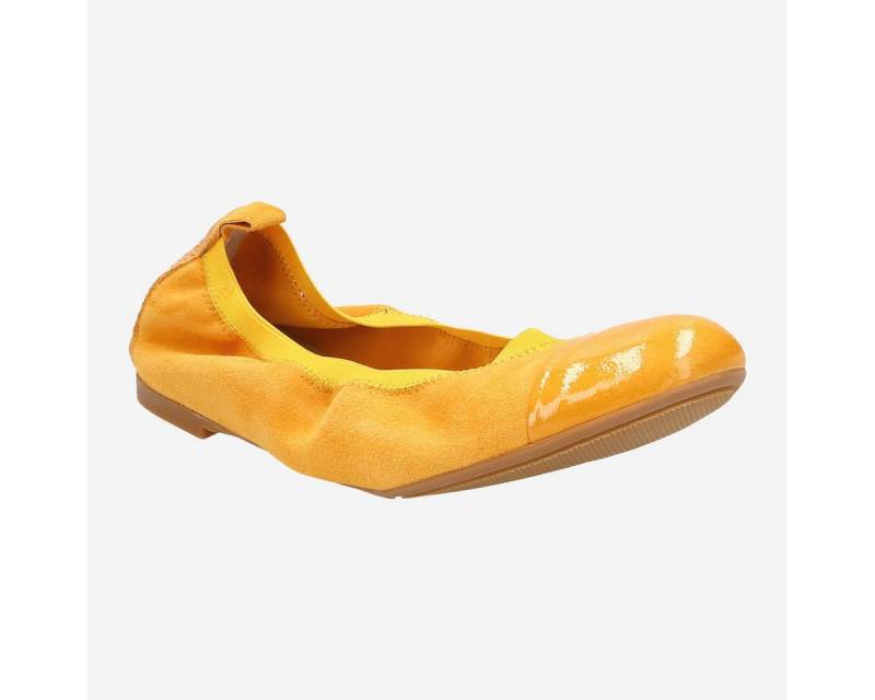 Lüke Schuhe Lüke Schuhe P082 OCRA, Ballerina in Gelb für Damen Ballerina von Lüke Schuhe