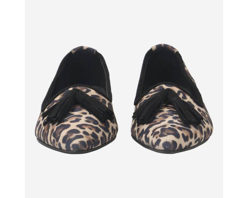 Lüke Schuhe Lüke Schuhe SKYE CAMEL/NERO, Ballerina in Braun kombiniert für Damen Ballerina von Lüke Schuhe