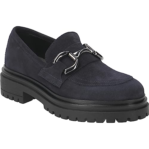 Lüke Schuhe Slipper & Mokassin Ginny, Rauleder, Blau, Damen EU 39 von Lüke Schuhe