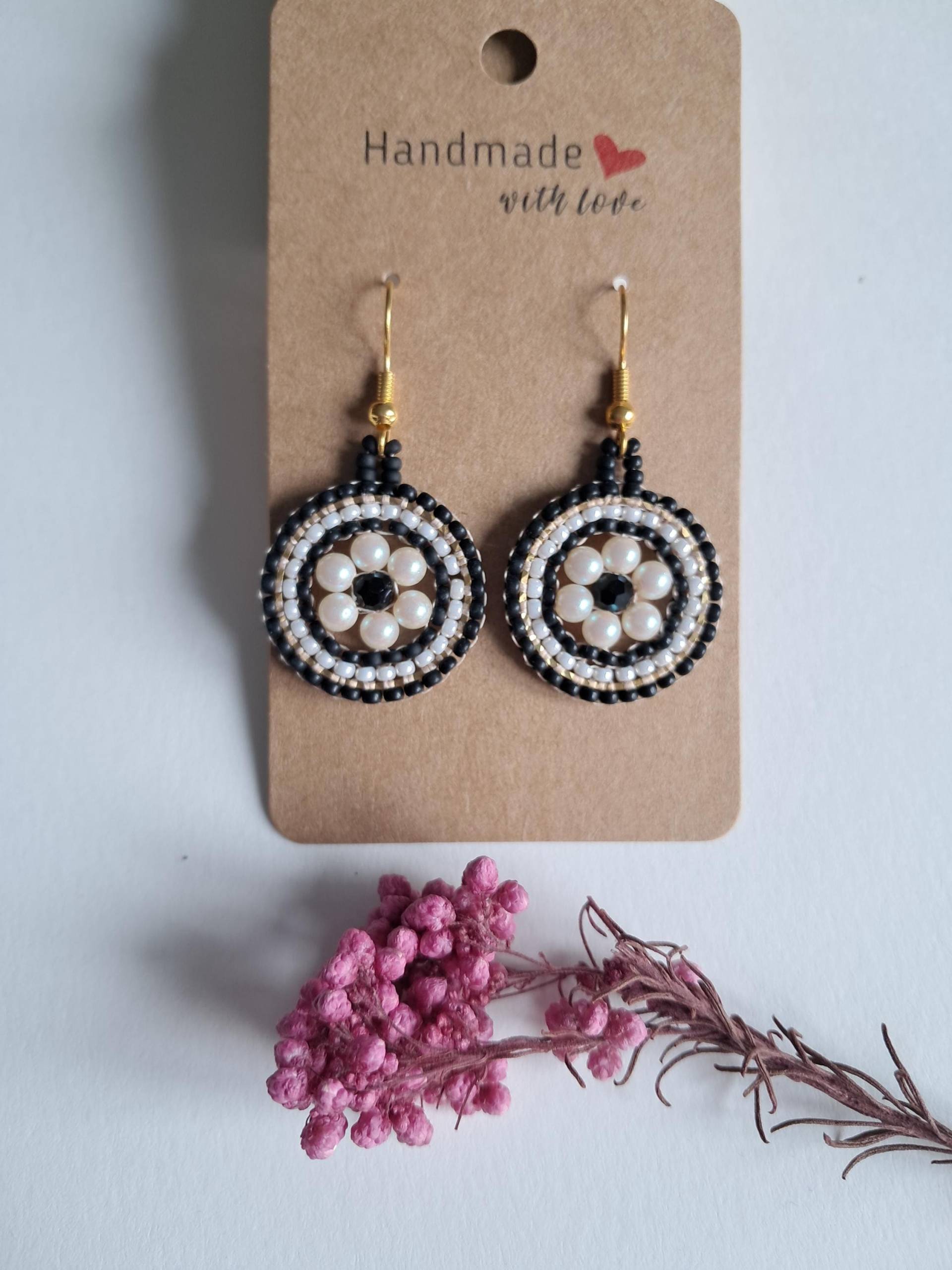 Handgemachte Boho Perlenohrringe Aus Miyuki - Und Glaswachsperlen Handgemachte Boho Perlenohrringe Aus Miyuki - Und Glaswachsperlen von LueniManufaktur