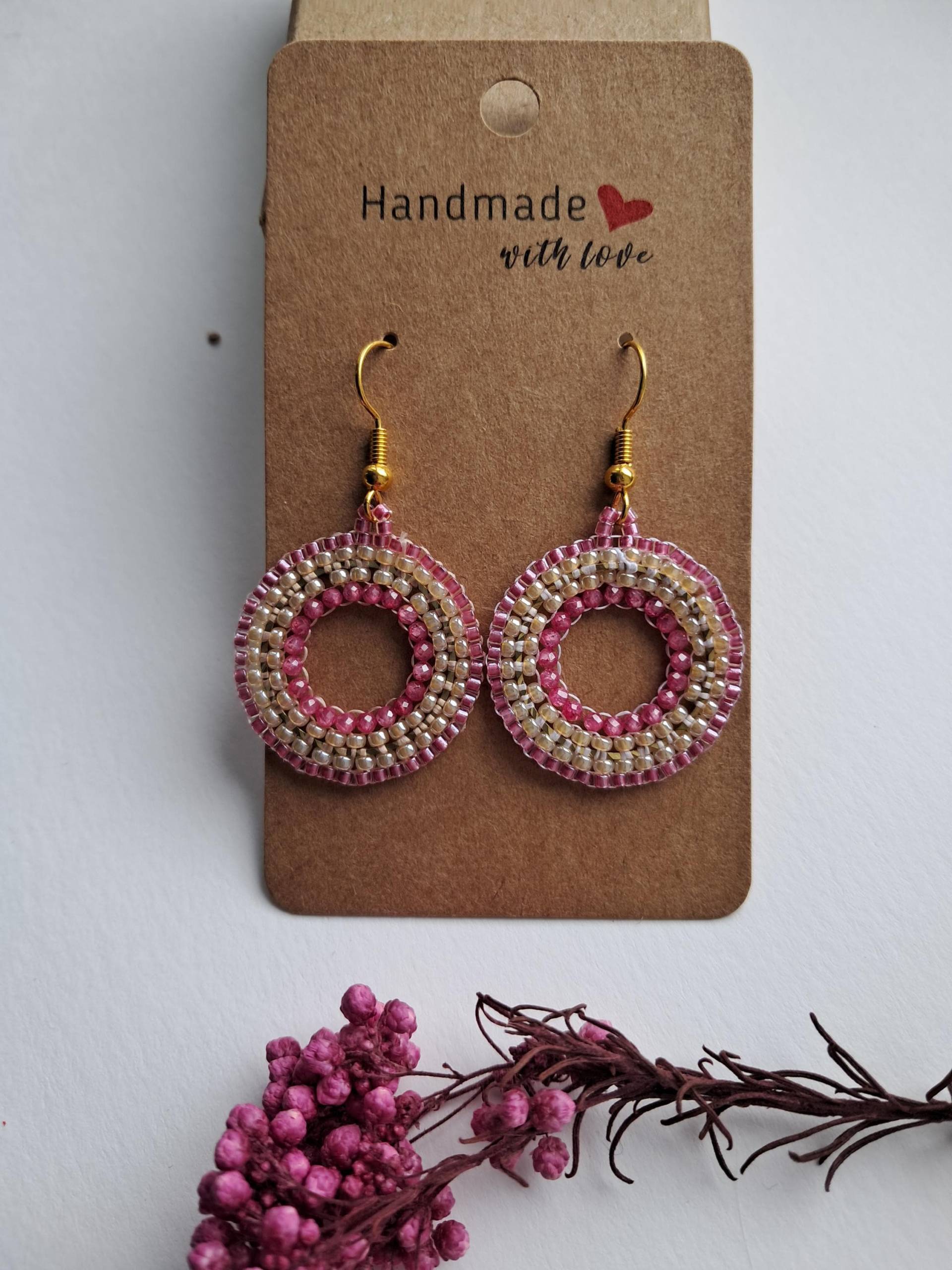 Handgemachte Perlenohrringe Aus Miyukiperlen Handgemachte Perlenohrringe Aus Miyukiperlen von LueniManufaktur