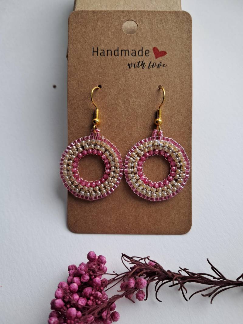 Handgemachte Perlenohrringe Aus Miyukiperlen Handgemachte Perlenohrringe Aus Miyukiperlen von LueniManufaktur
