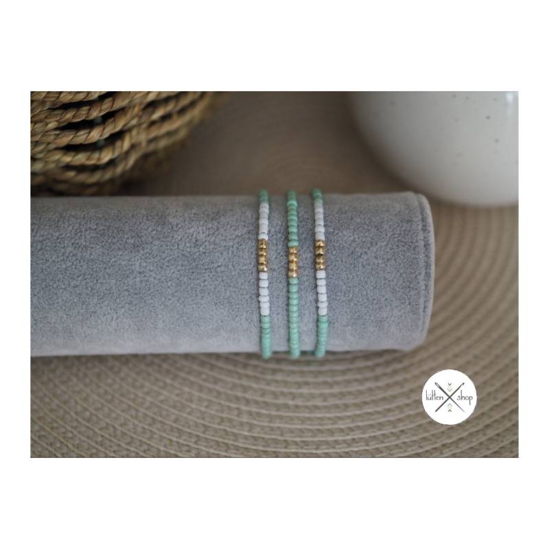 Armband Rocailles Perlen Makramee Versch. Farben Armband Rocailles Perlen Makramee Versch. Farben von LuettenShopDE