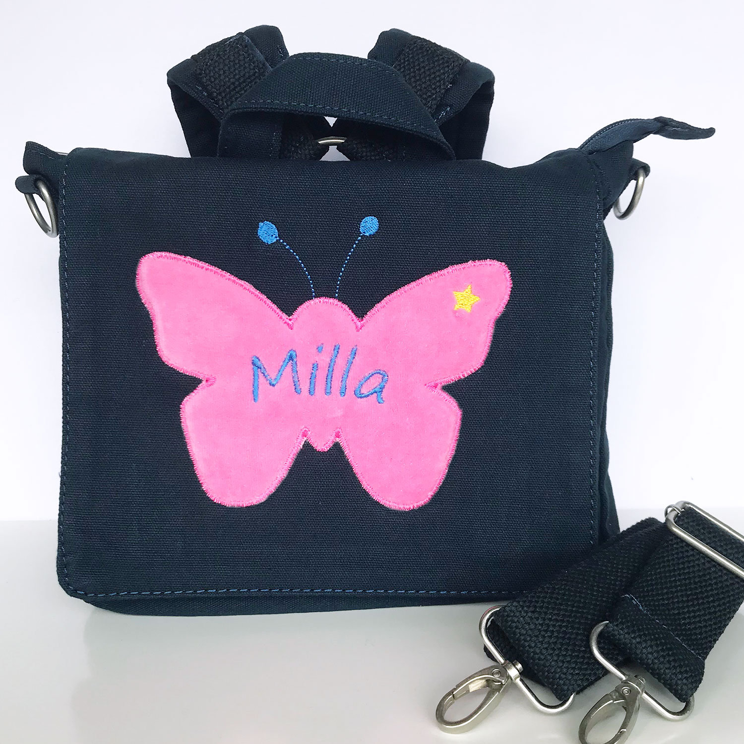 Kindergartenrucksack Mit Name + Schmetterling Kindergartenrucksack Mit Name + Schmetterling von Luettenmaat