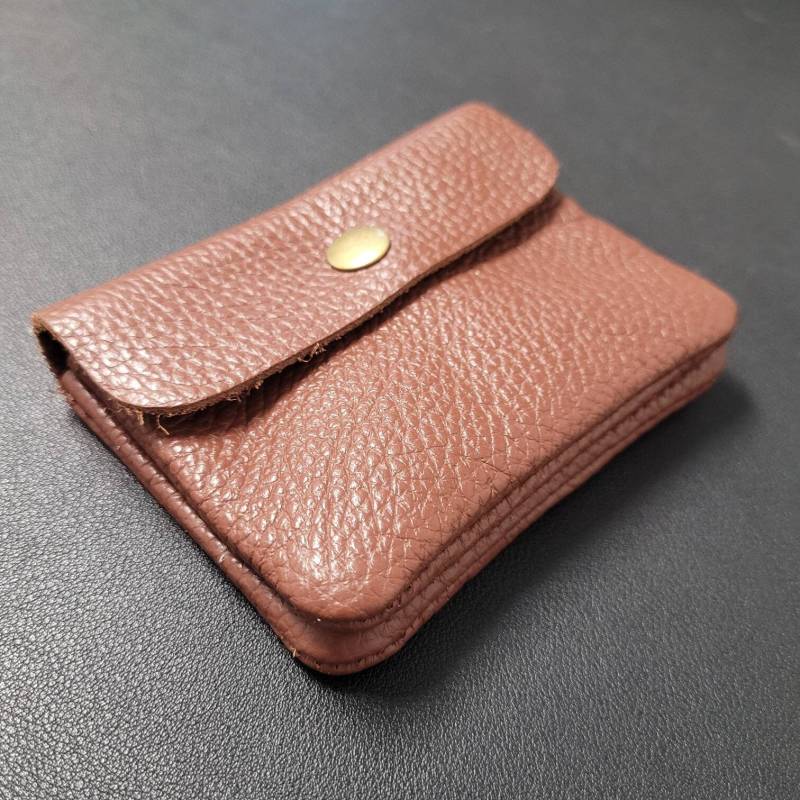 Echtleder Geldbörse/Hosentaschenportemonnaie "Beky" in Marone von LuettisDekoStudio