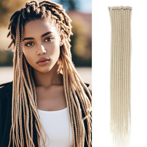 24 Inch Dreadlocks Extensions, Kunsthaar zum Einflechten,15 Strands Handgemachte Synthetische Perücke Dreadlocks, Reggae Crochet Braided Dread Extensions, Haarverlängerungen für Frauen 24 Inch Dreadlocks Extensions, Kunsthaar zum Einflechten,15 Strands Handgemachte Synthetische Perücke Dreadlocks, Reggae Crochet Braided Dread Extensions, Haarverlängerungen für Frauen von Lufdegim