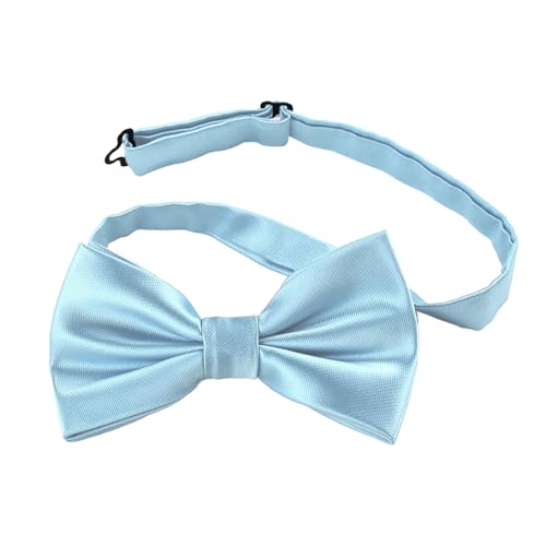 Lufdegim Schleife einer Krawatte Fliege Zweilagig Einstellbar Hochzeitsszene Partei Gala Geschenk Schwalbenschwanzmantel Kleidung im westlichen Stil Herren Damen Geschenkbox-Verpackung (Blau) von Lufdegim