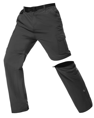 Lufebut Wanderhose Herren Zip Off Sommer, Abnehmbar Trekkinghose Outdoorhose mit 5 Taschen, Atmungsaktiv Schnell Arbeit Hosen Trockend Funktionshose Softshellhos Lufebut Wanderhose Herren Zip Off Sommer, Abnehmbar Trekkinghose Outdoorhose mit 5 Taschen, Atmungsaktiv Schnell Arbeit Hosen Trockend Funktionshose Softshellhos von Lufebut