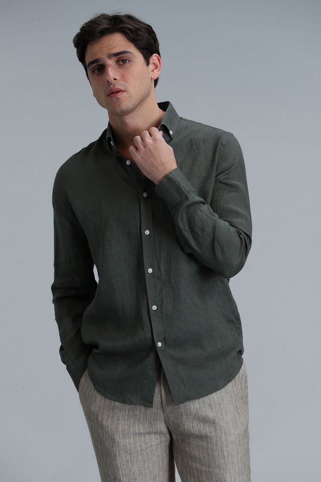 Lufian Langarmshirt PİTAYA (1-tlg) in leuchtendem Saphirblau von Lufian