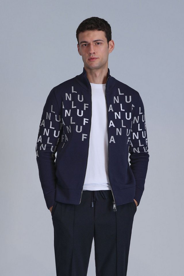 Lufian Strickjacke Writer mit Buchstaben-Print Lufian Strickjacke Writer mit Buchstaben-Print von Lufian