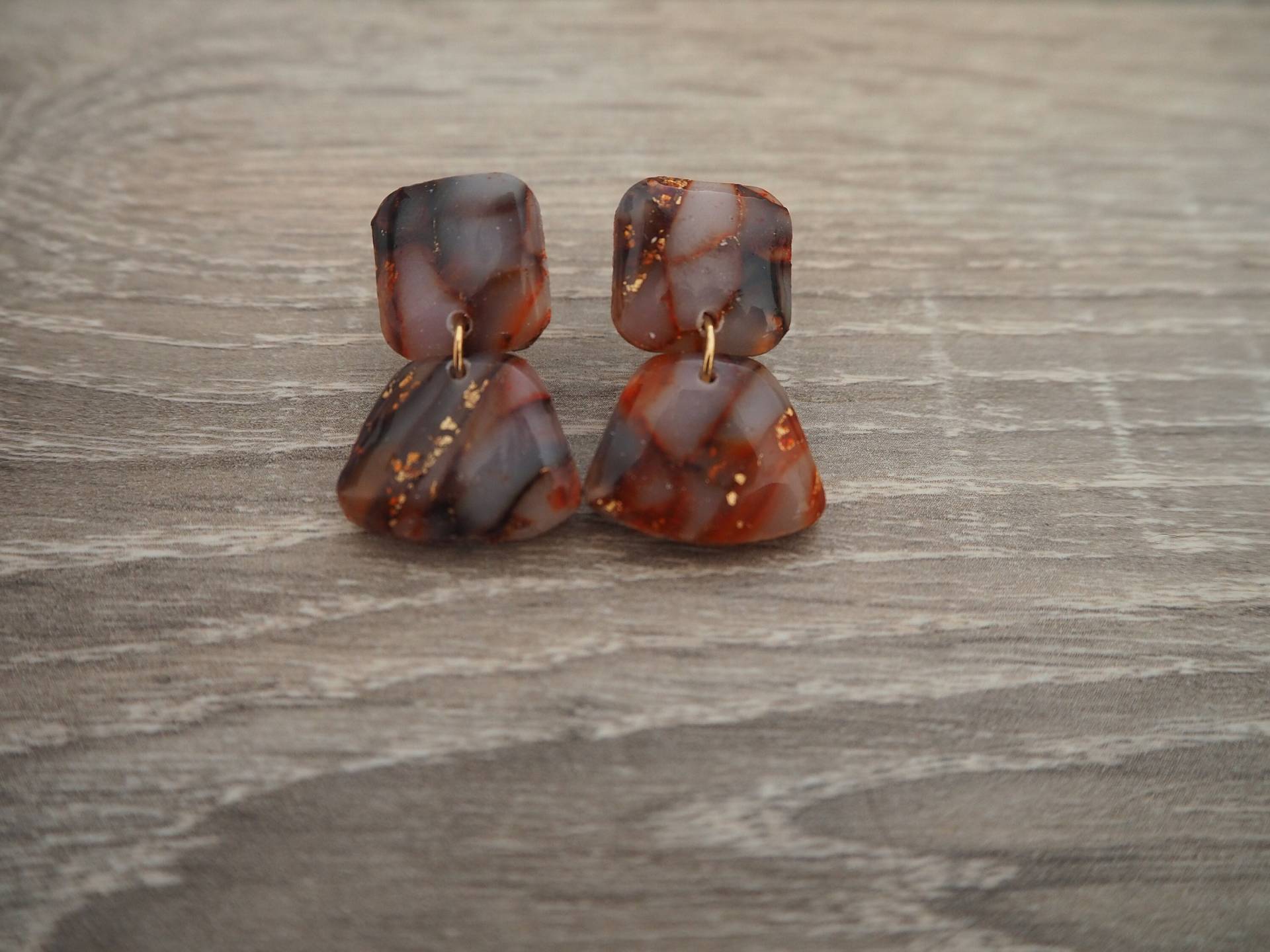 Lufi Autum No. 4/Ohrringe Unikat Polymerclay Lufi Autum No. 4/Ohrringe Unikat Polymerclay von Lufimosa