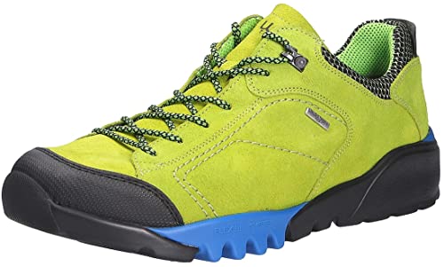 Waldläufer H-Fritz Outdoor, Halbschuh, Velourleder Komb, schwarz, grün fichte, Weite H 729950-300-642, Größe 46 von Lugina Schuhfabrik GmbH