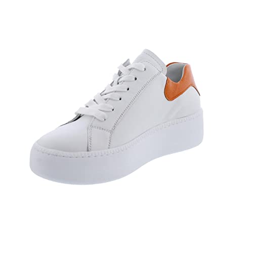 Waldläufer, H-Nicky Sneaker, Memphis Taipei, Snow orange, Schnürung und Reißv., Weite H 733001-208-087, Größe 40 EU von Lugina