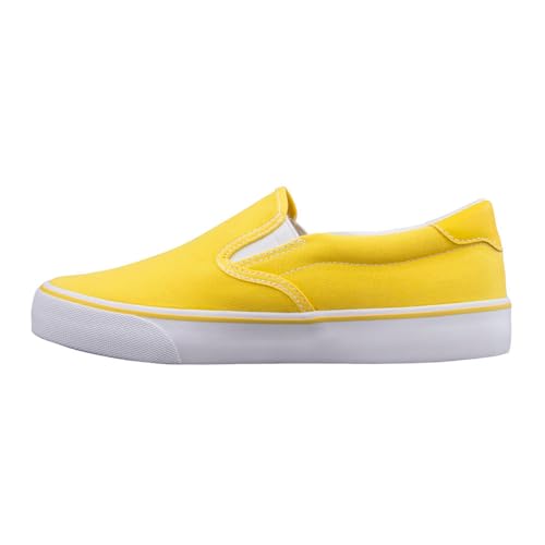 Lugz Clipper Damen Sneaker, Gelb (Gelb/Weiß), 39 EU von Lugz