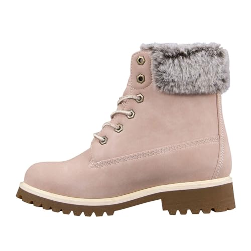 Lugz Damen Convoy Fur modischer Stiefel, Rosa, 39.5 EU von Lugz