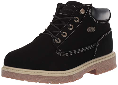 Lugz Damen Wdrlxd-0031 Chukka-Stiefel, Schwarz-cremefarbener Gummi, 39 EU von Lugz