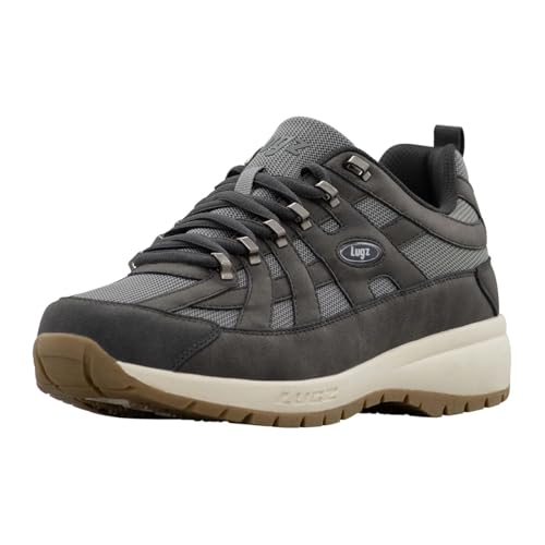 Lugz Herren Cage Sneaker, Dark Charcoal/Dark Grey/Whisper White/Gum Lugz Herren Cage Sneaker, Dark Charcoal/Dark Grey/Whisper White/Gum von Lugz